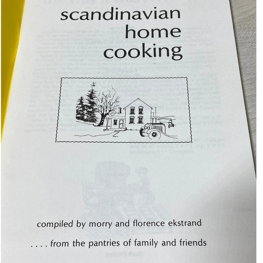 Vintage Scandinavian Cookbook Set 1955 Goodies 1976 Home Cooking Nordic Recipes